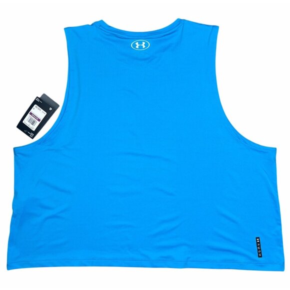 Under Armour Womens Loose Blue Vanish Energy Crop Tank Top 2XL - Picture 3 of 12